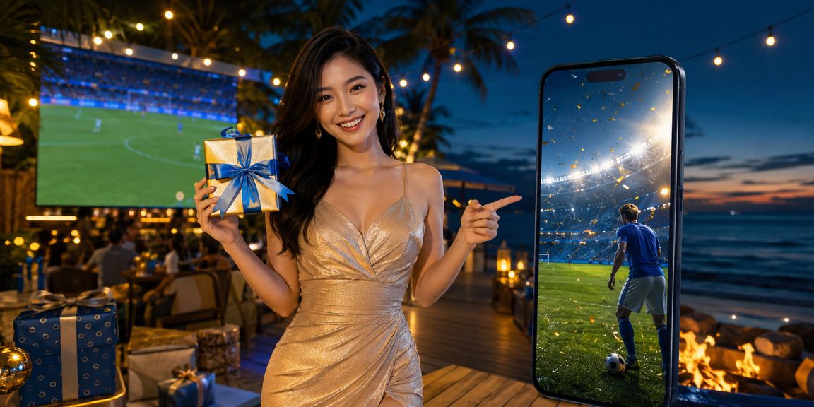 Người dùng cược bóng đá trên bãi biển Phú Quốc qua điện thoại di động